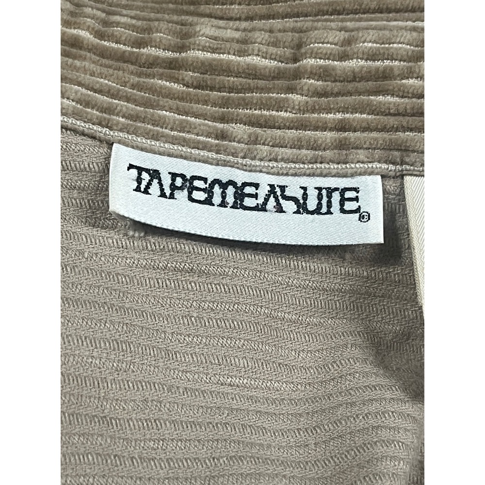 Tapemeasure Corduroy Shirt Mens Large Tan Brown Cotton Button Down Long Sleeve L - Picture 2 of 8